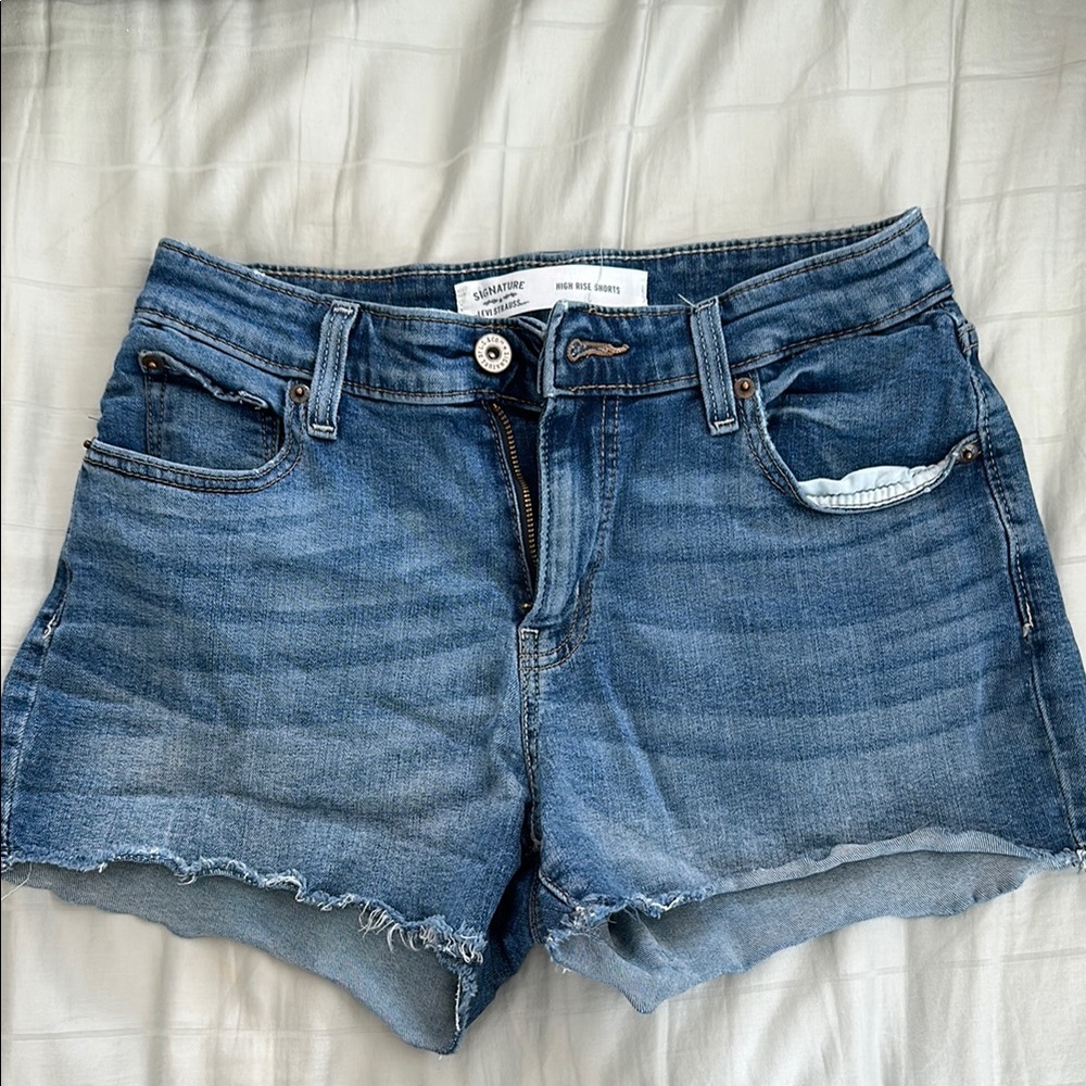 Blue Denim Women's Shorts